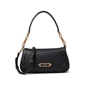 Kate Spade Black Pebble Leather Shoulder Bag